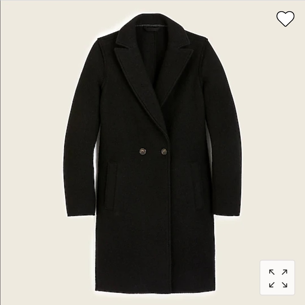 COPY - Jcrew Daphne topcoat in Italian boiled wool, 0